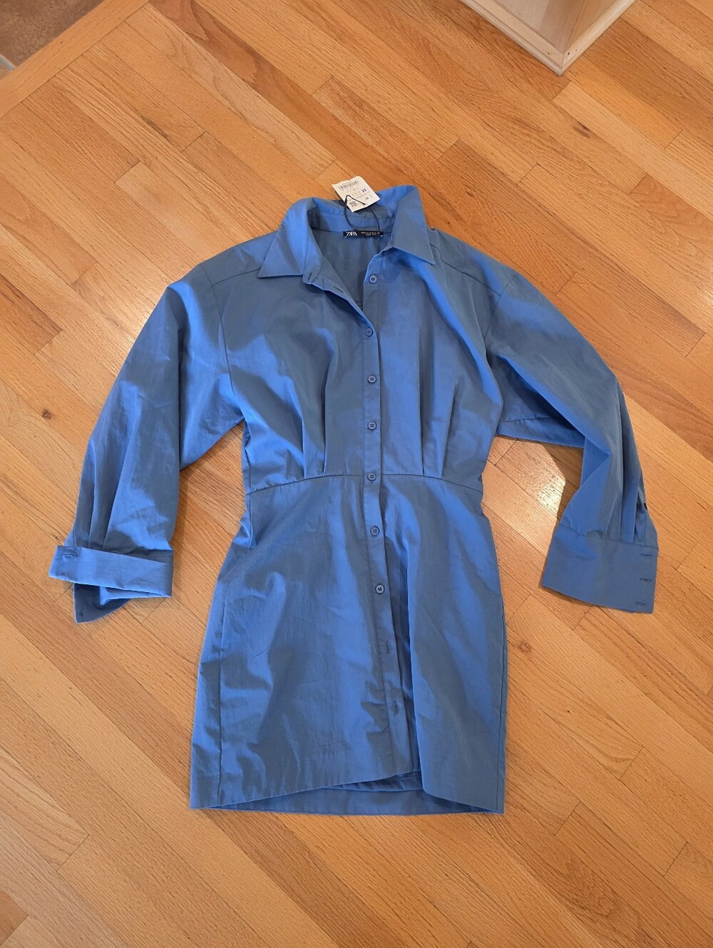 Zara Button Down Shirt Dress